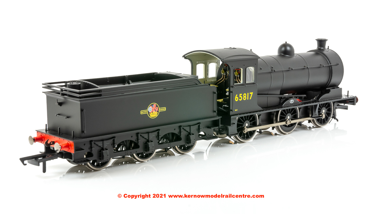 OR76J27003XS Oxford Rail LNER J27 Steam Locomotive number 65817 in BR Black livery with Late Crest